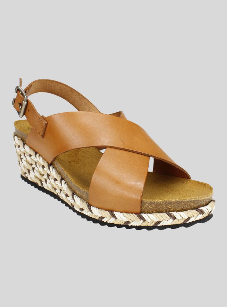 Sandalia Plakton Cintas Cuero Camel-1