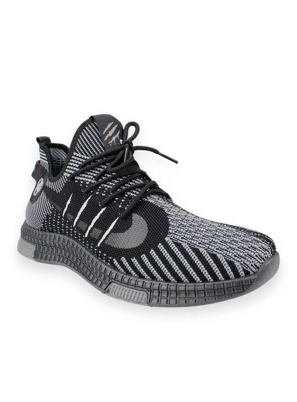 Zapatilla New Walk Casual Slip On Negra-1