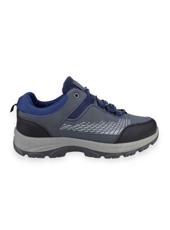 Zapatilla New Walk Outdoor Rayas Azul Marino-0