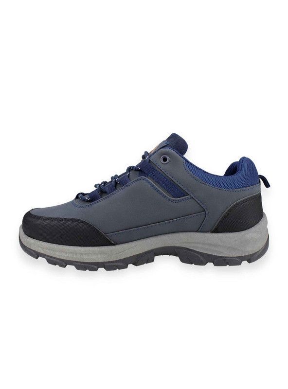 Zapatilla New Walk Outdoor Rayas Azul Marino-2
