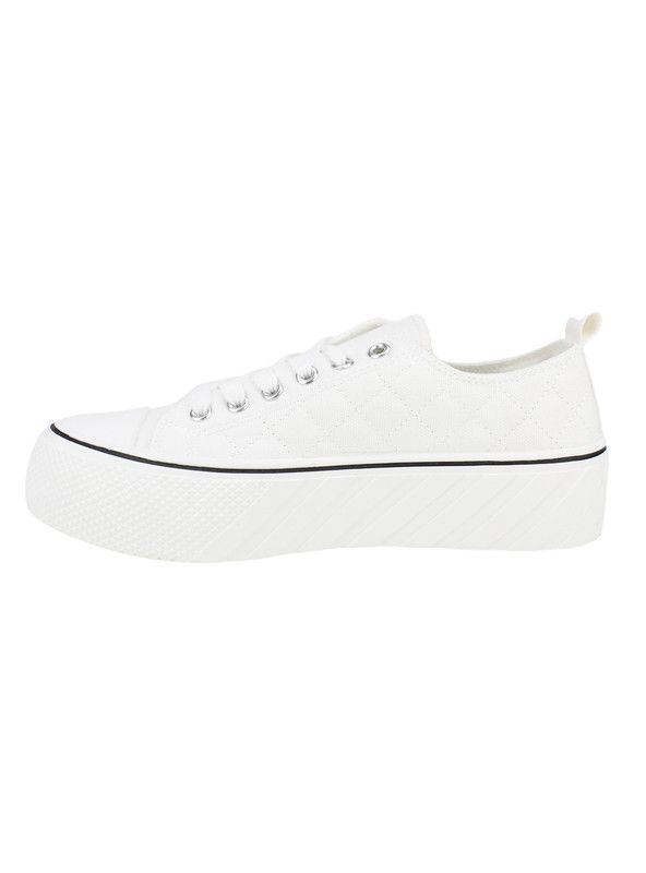 Zapatilla New Walk Lona Cruzado Blanco-2