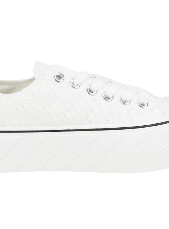 Zapatilla New Walk Lona Cruzado Blanco-3