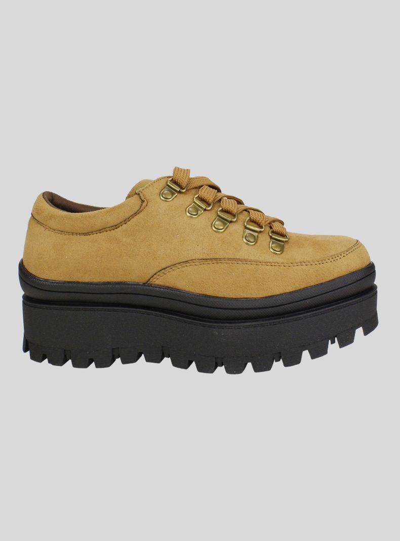 Zapato New Walk Plataforma Khaki-0