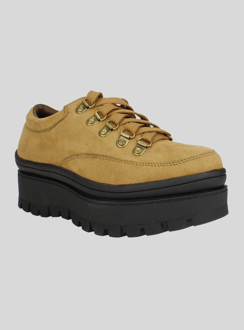 Zapato New Walk Plataforma Khaki-1