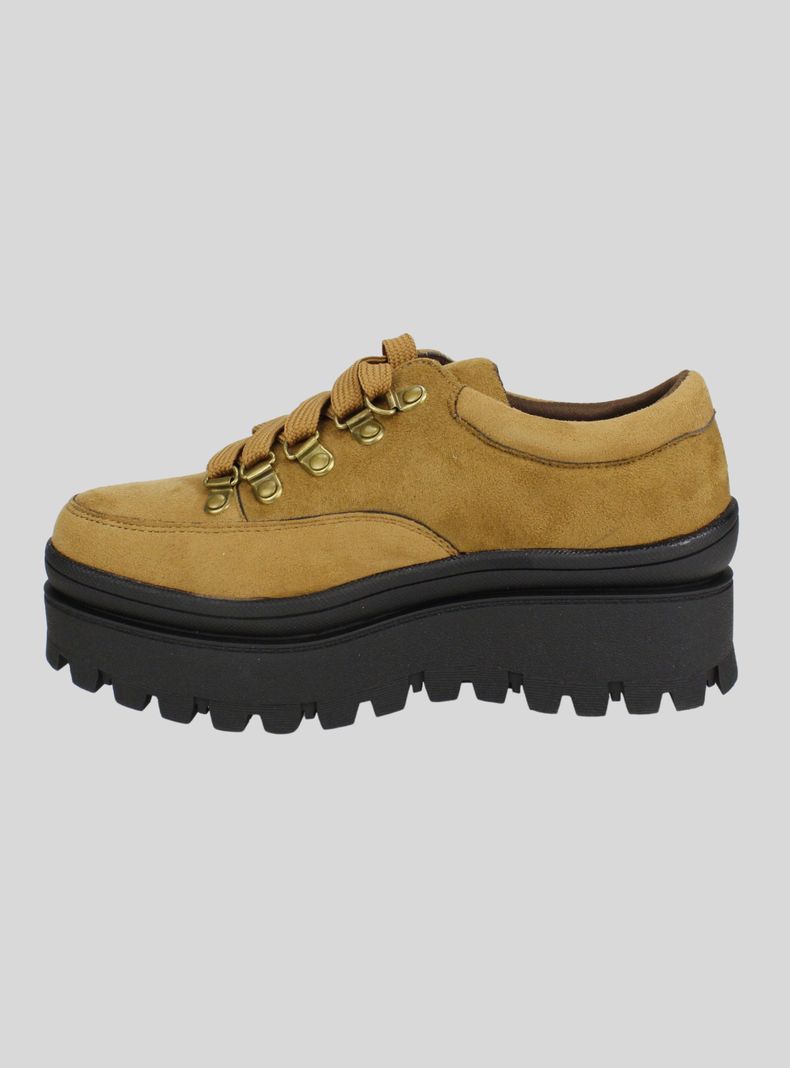 Zapato New Walk Plataforma Khaki-2