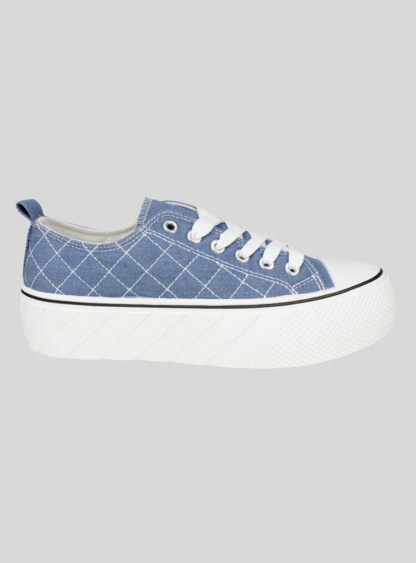 Zapatilla New Walk Lona Cruzado Denim-0