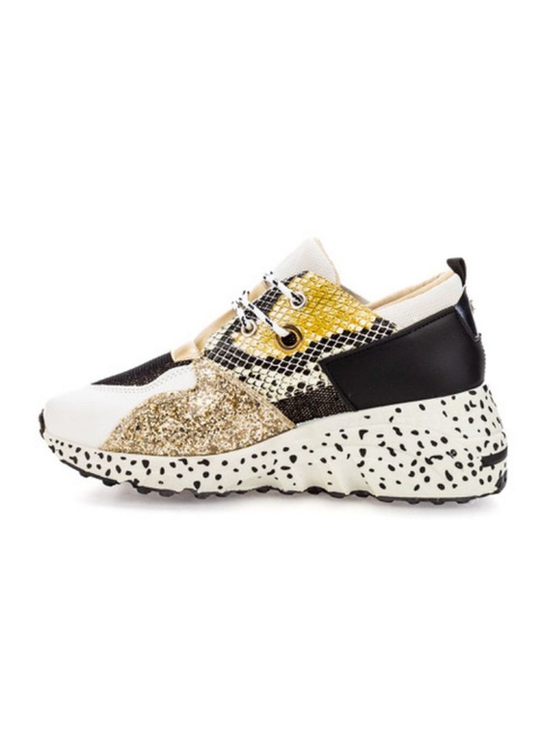 Zapatilla Shine Dorada-2