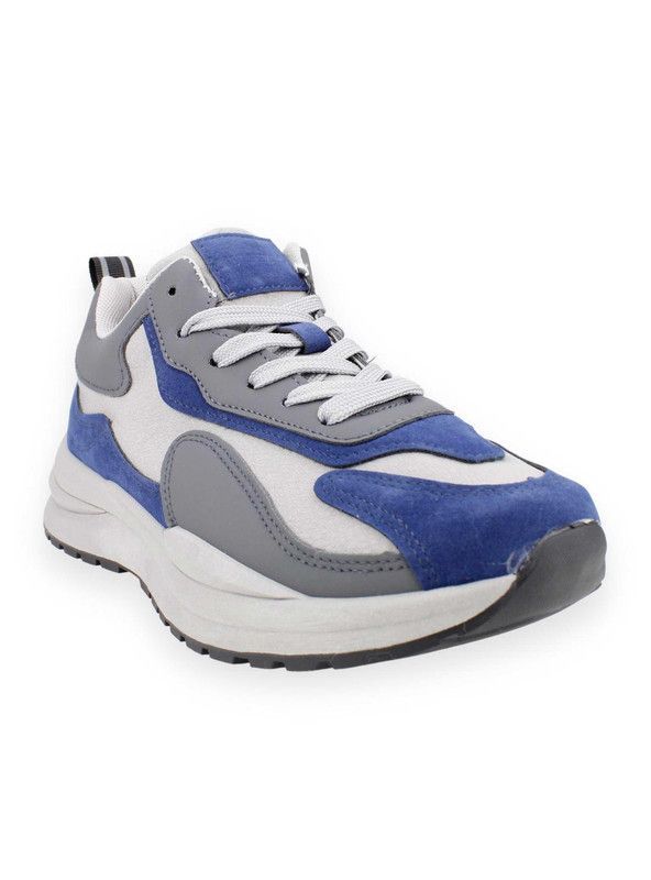 Zapatilla New Walk Bicolor Azul-1