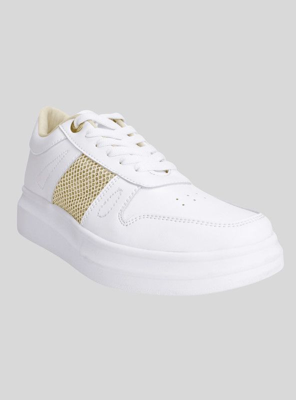 Zapatilla Kanna & Co Shine Plataforma Dorada-2