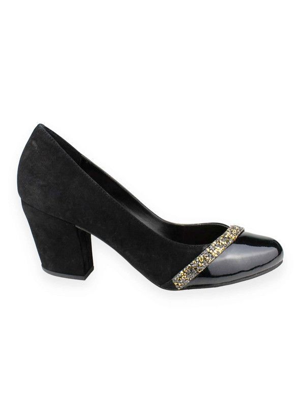 Zapato Exs Fiesta Gamuza Negro-0