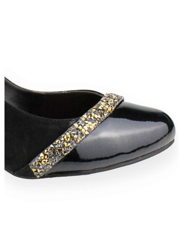 Zapato Exs Fiesta Gamuza Negro-3