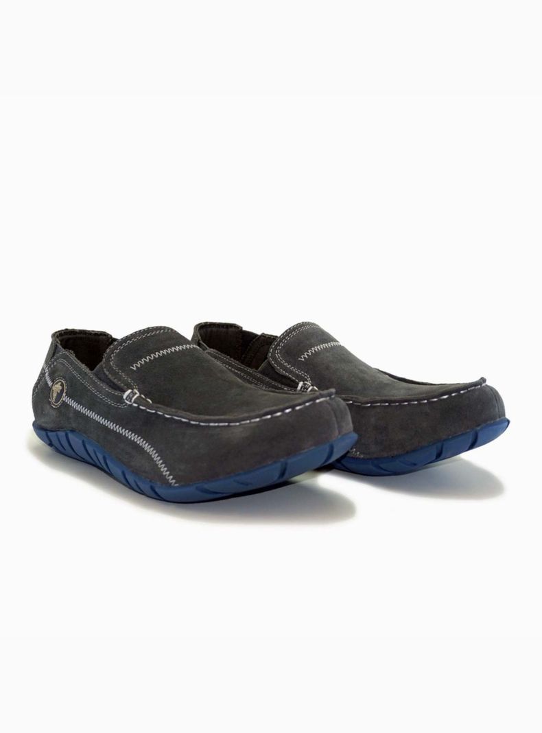 Mocasín Michelín Gris Cuero-1
