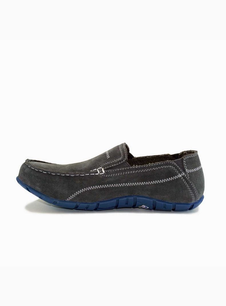 Mocasín Michelín Gris Cuero-2