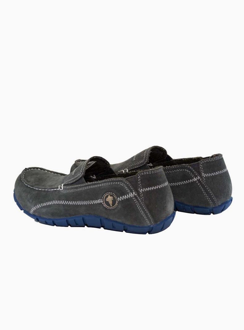Mocasín Michelín Gris Cuero-3
