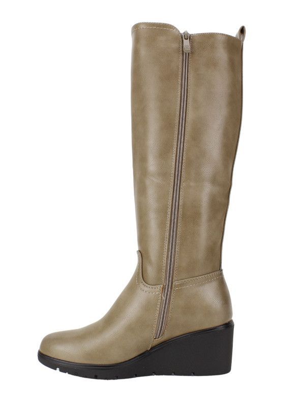 Bota New Walk Elastizada Taupe-2