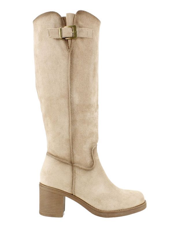 Bota Agua de Coco Suede Beige-0