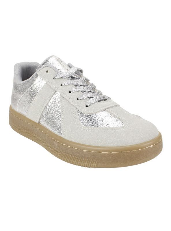 Zapatilla Agua de Coco Shash Plataforma Plateada-1