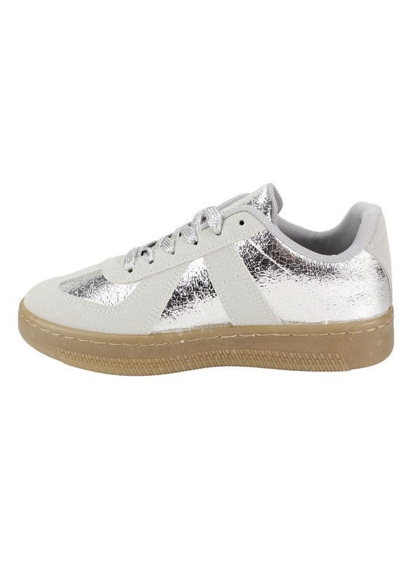 Zapatilla Agua de Coco Shash Plataforma Plateada-2