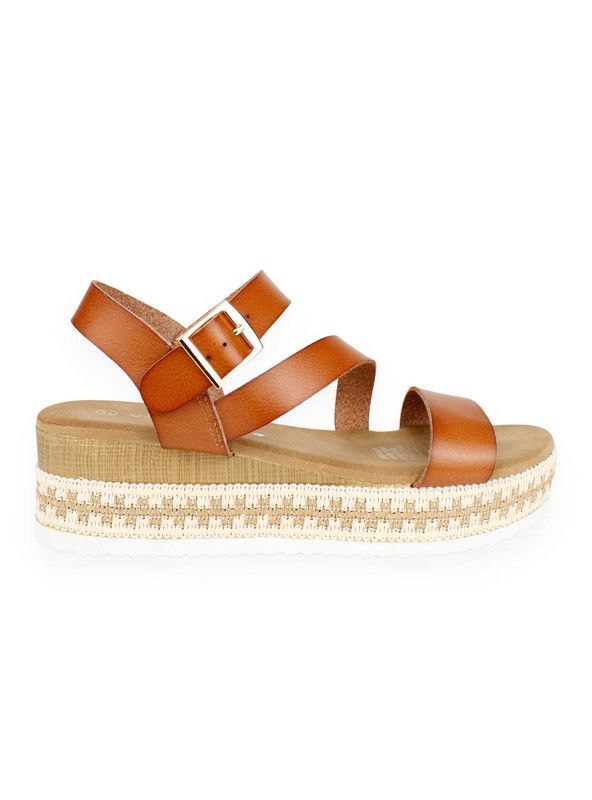 Sandalia Agua de Coco Dalia Camel-0