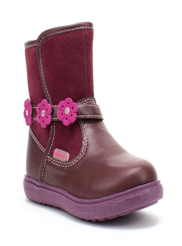 BOTIN NIÑA NATGEO HY590W-8-B0 (20-27)  | Burdeo |-0