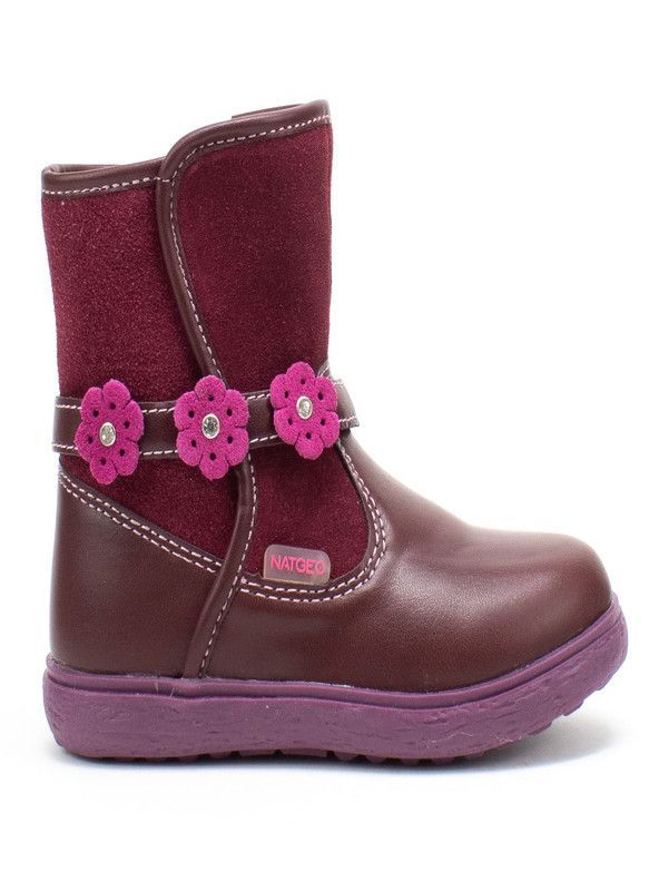 BOTIN NIÑA NATGEO HY590W-8-B0 (20-27)  | Burdeo |-1