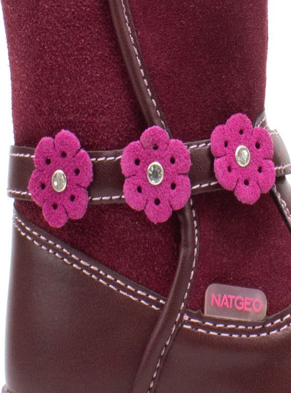 BOTIN NIÑA NATGEO HY590W-8-B0 (20-27)  | Burdeo |-4