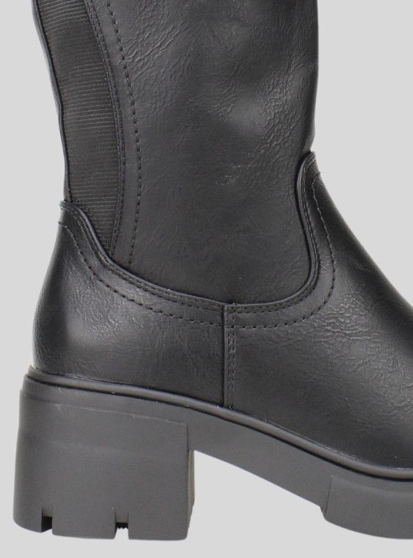 Bota Plataforma Negra-3