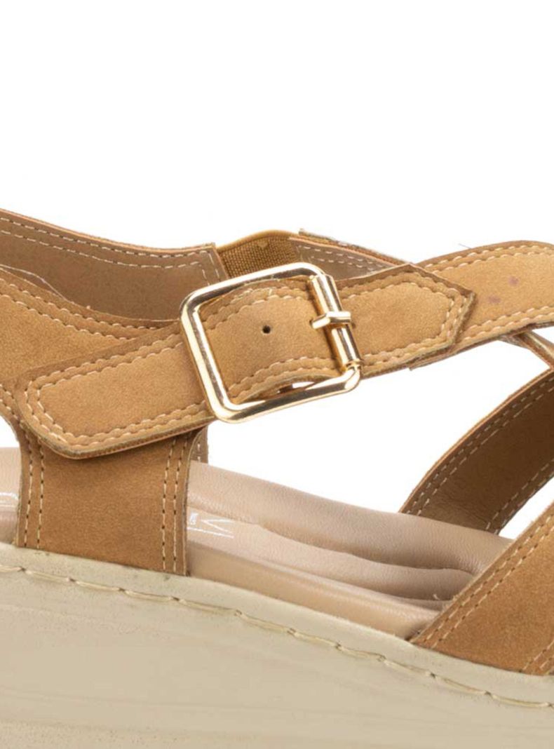 Sandalia New Walk Frizz Camel-2