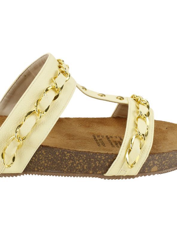 Sandalia Kanna & Co Cadenas Amarilla-3