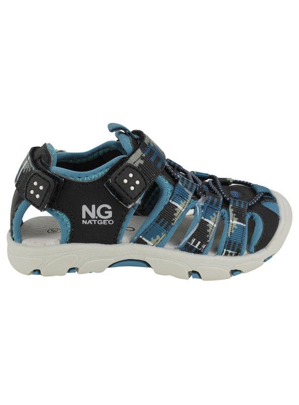 Sandalia Nat Geo Kids Outdoor Negra-0