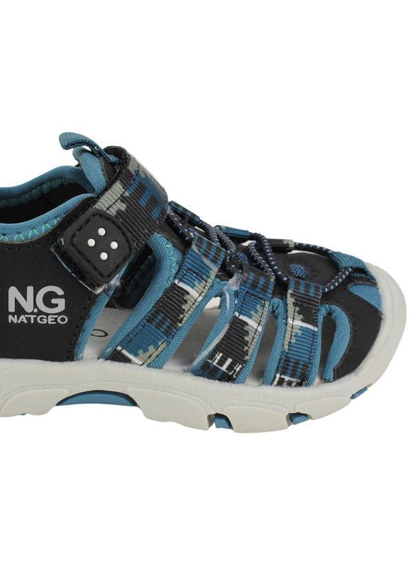 Sandalia Nat Geo Kids Outdoor Negra-3