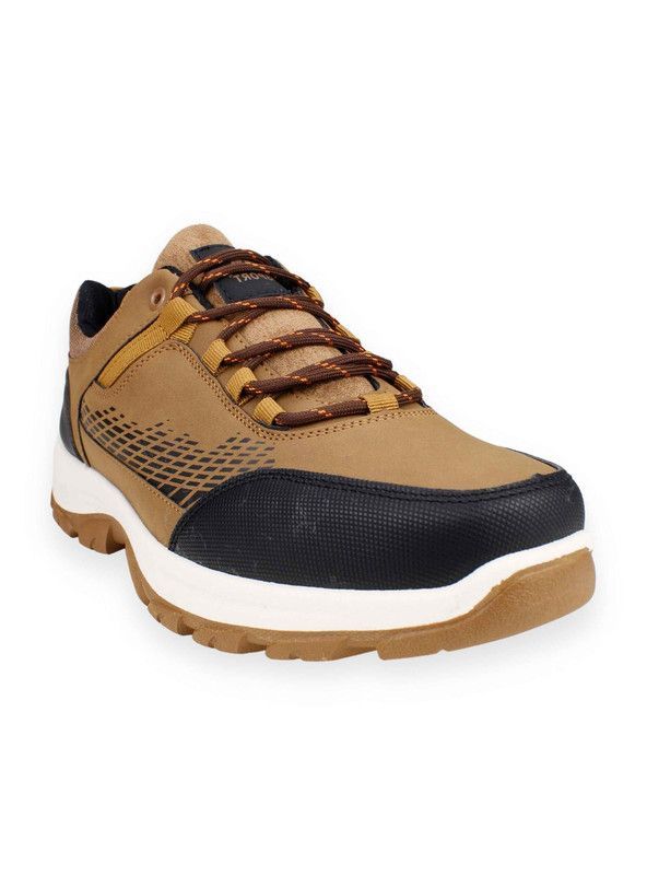 Zapatilla New Walk Outdoor Rayas Camel-1