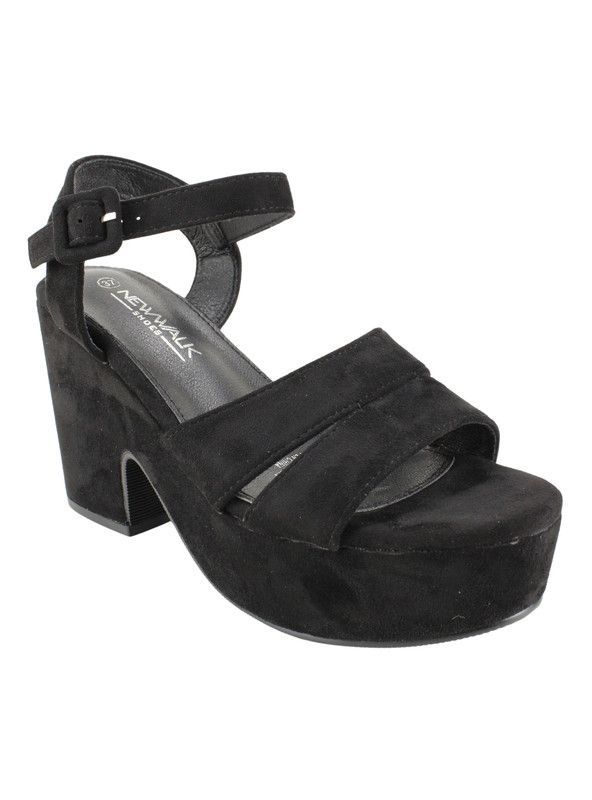Sandalia New Walk Iconic Negro-1