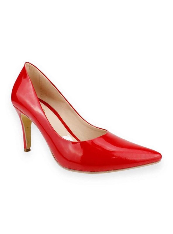 Zapato Exs Formal Charol Rojo-1