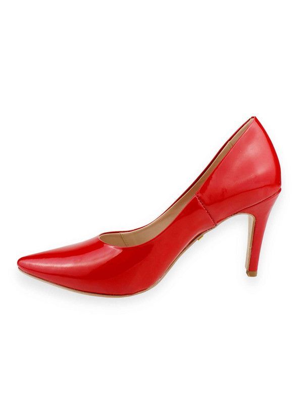 Zapato Exs Formal Charol Rojo-2
