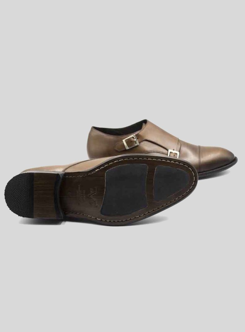 Zapato Versace 1969 Cuero Café-2