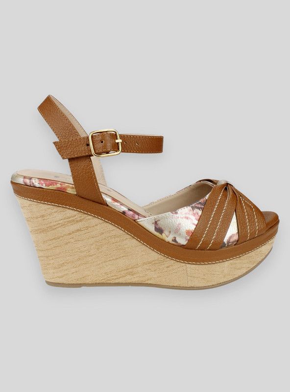 Sandalia Exs Alexa Cuero Camel