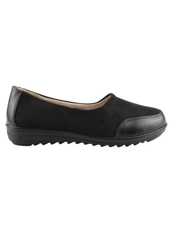 Ballerina New Walk Microfibra Negro-0