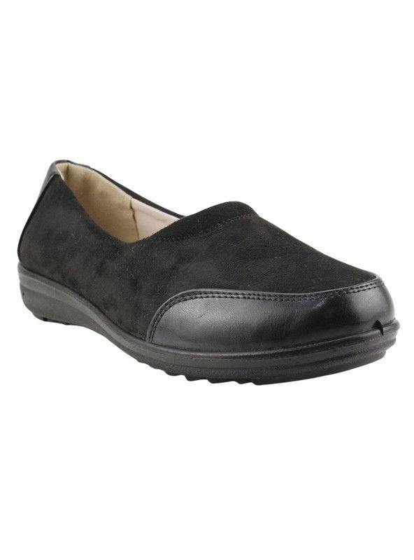 Ballerina New Walk Microfibra Negro-1