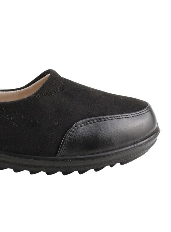 Ballerina New Walk Microfibra Negro-3