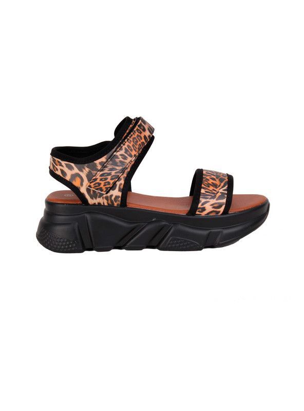 Sandalia Agua de Coco Print Black-0