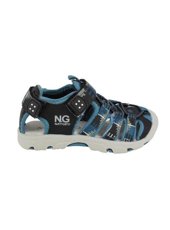 Sandalia Nat Geo Kids Outdoor Infantil Negra-0