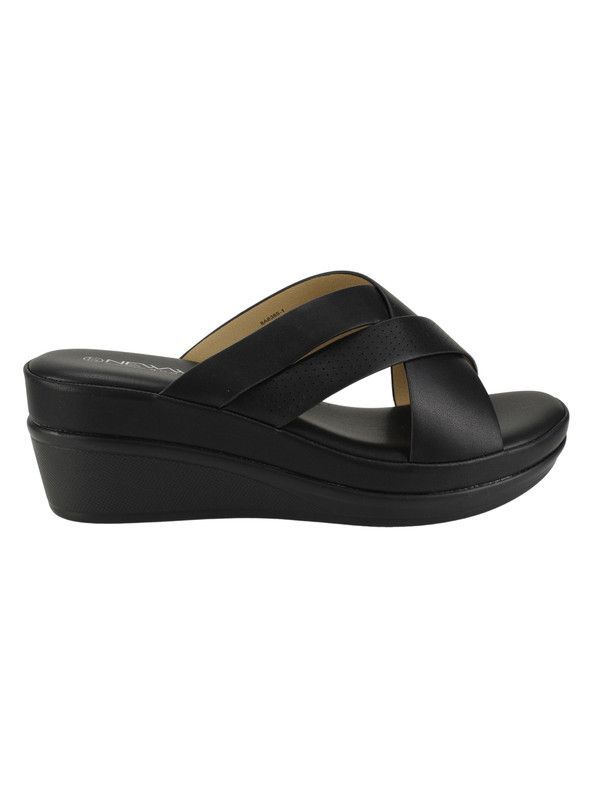Sandalia New Walk Lia Confort Negra