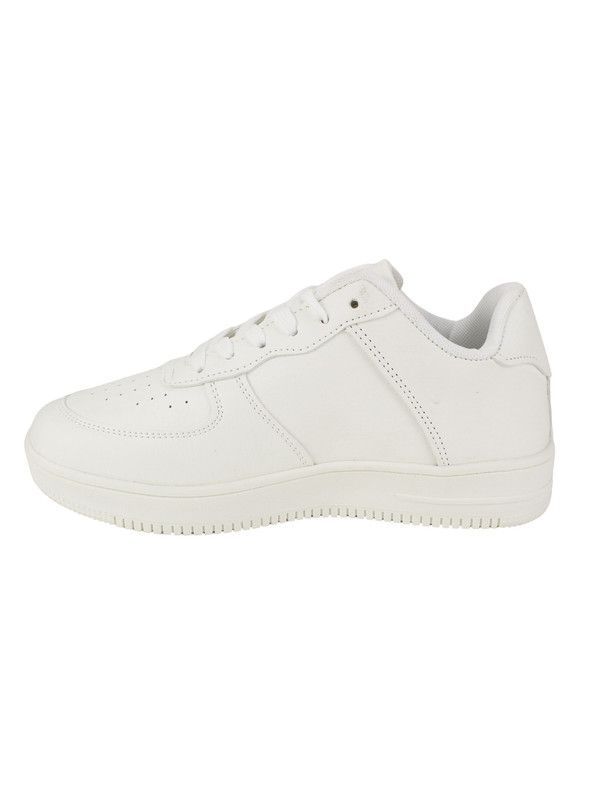 Zapatilla New Walk Escolar Puntos Blanca-2