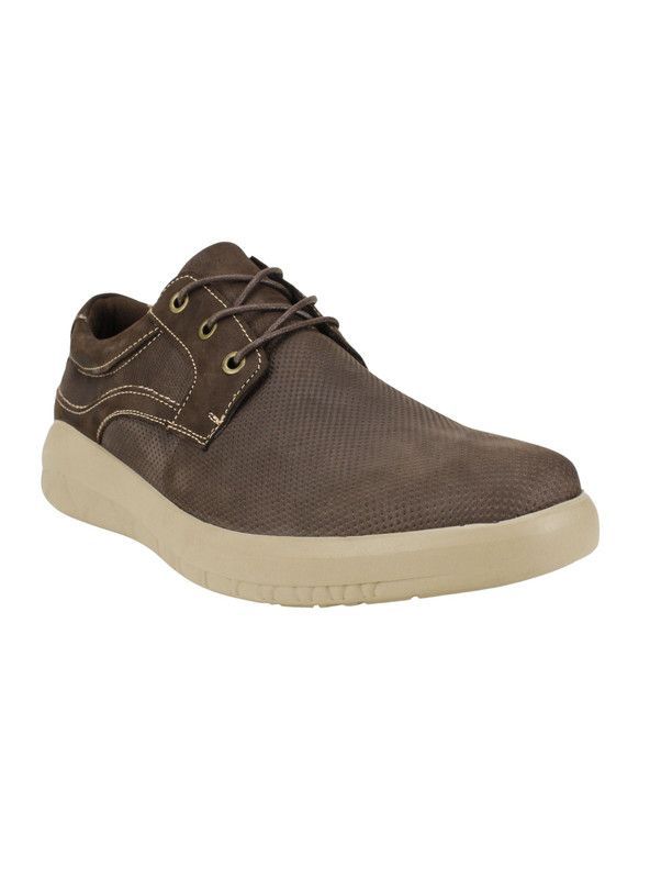 Zapato Nat Geo Cuero Puntos Café-1