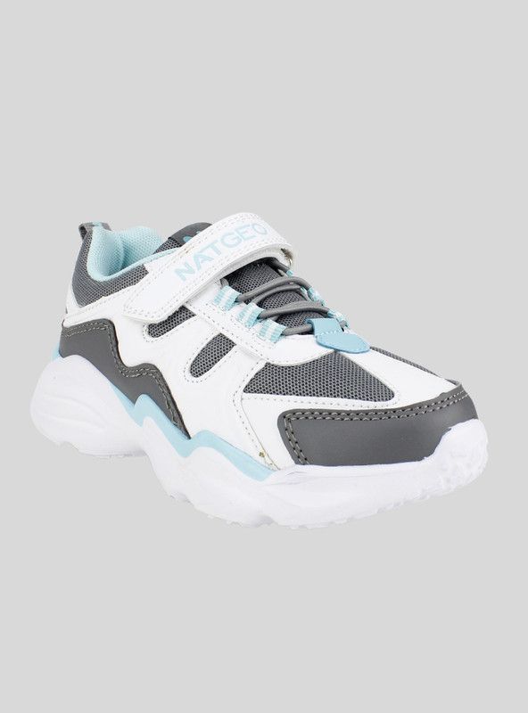 Zapatilla Nat Geo Kids Chunky Blanca-1