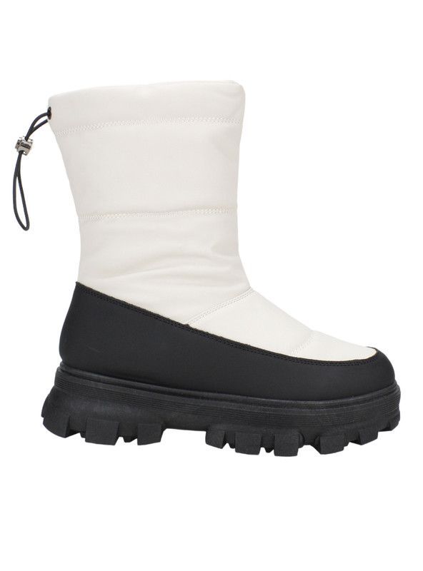 Bota Puff Crema-0