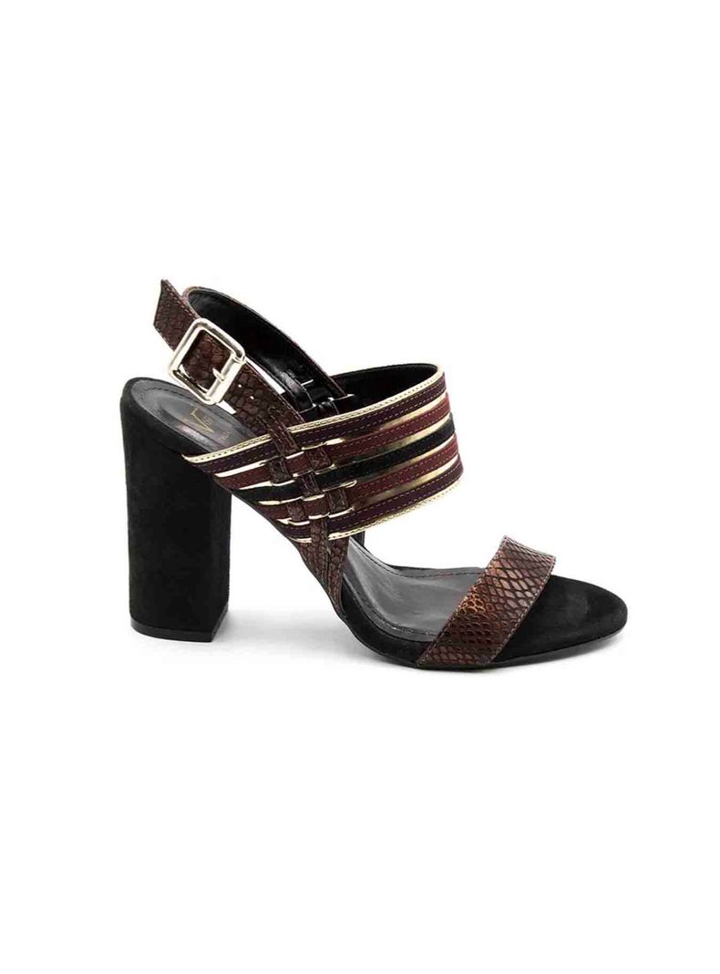 Zapato Versace 1969 Burdeos Cuero-0