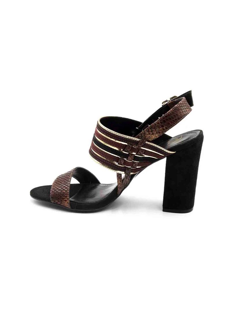 Zapato Versace 1969 Burdeos Cuero-3