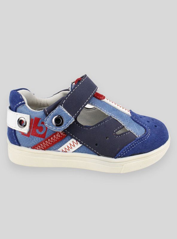 Zapatilla Nat Geo Kids Abierta Azul-0